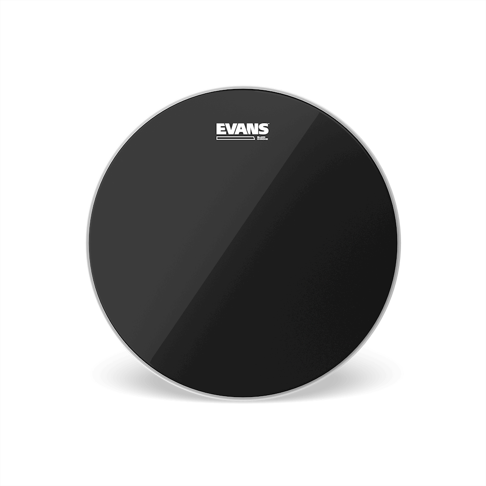 Black Chrome Tom Drumhead