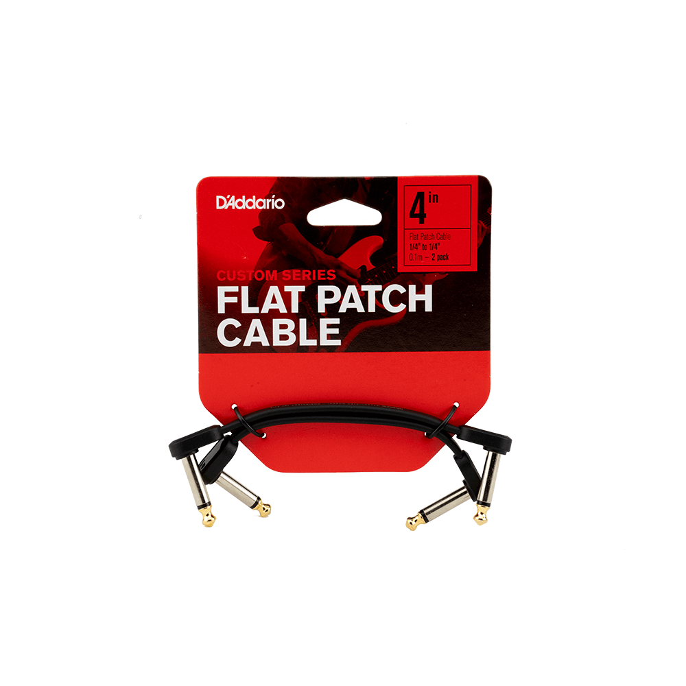 Flat Patch Cables Matching Right-Angle, 4 inches