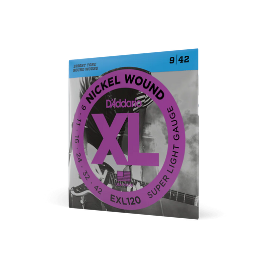 09-42 Super Light Electric Guitar Strings EXL120