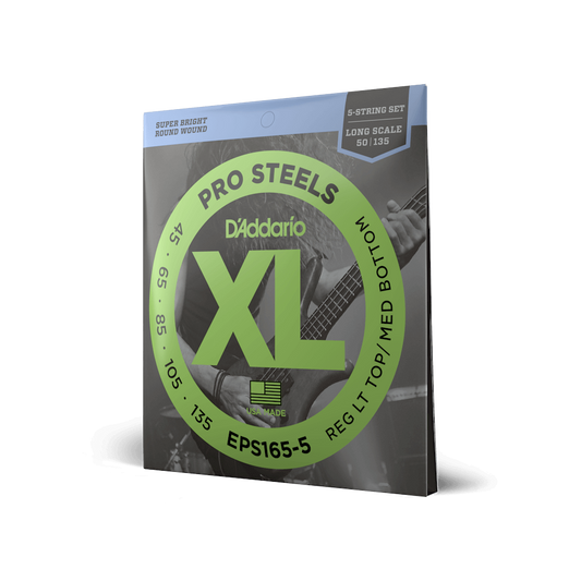 45-135 Regular Light Top/Medium Bottom 5-String Long Scale Bass Strings