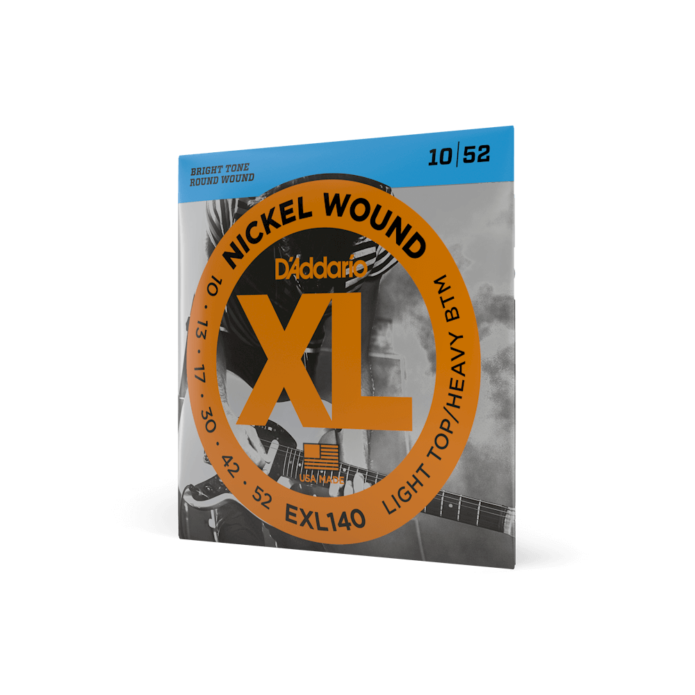 10-52 Light Top/Heavy Bottom Coated Electric Guitar Strings