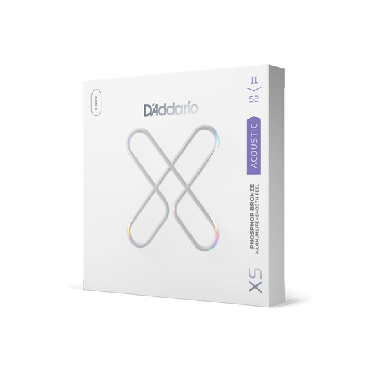 11-52 Custom Light Coated Acoustic Guitar Strings 3-Pack