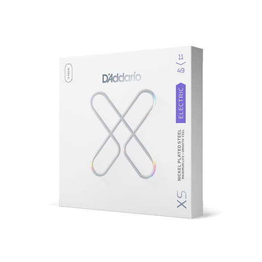 11-49 Medium Coated Electric Guitar Strings 3-Pack